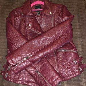 Forever 21 Faux Leather Moto Jacket